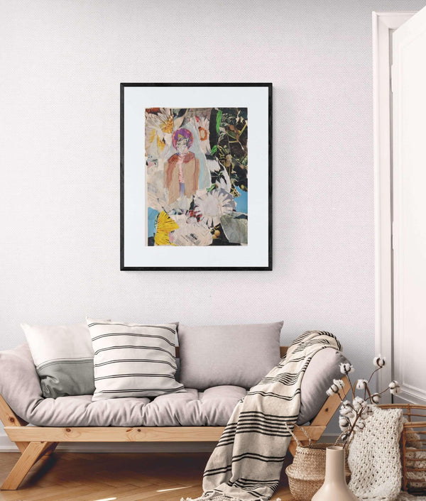 Il girasole - Original Italian Collage - Fondazione Gottarelli Italian Art