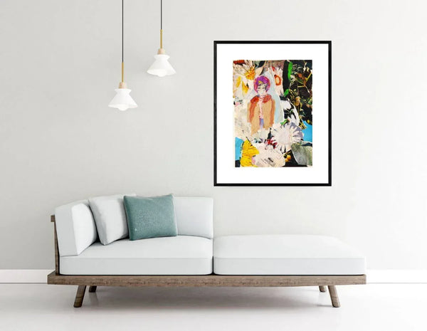 Il girasole - Original Italian Collage - Fondazione Gottarelli Italian Art