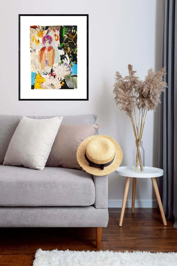 Il girasole - Original Italian Collage - Fondazione Gottarelli Italian Art