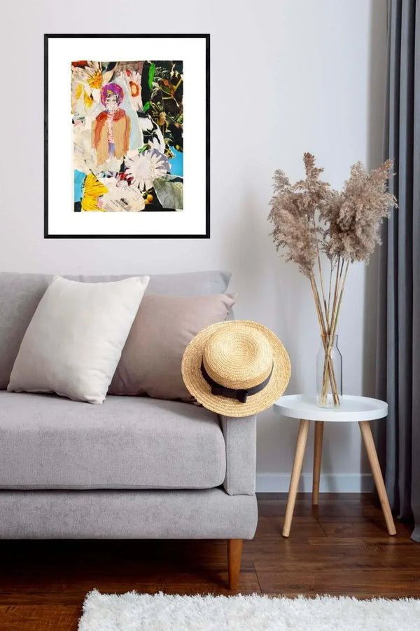 Il girasole - Original Italian Collage - Fondazione Gottarelli Italian Art