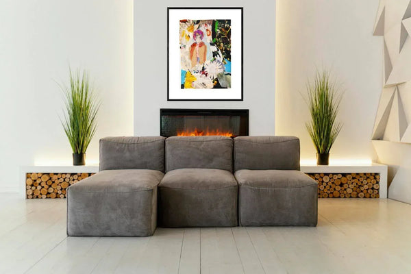 Il girasole - Original Italian Collage - Fondazione Gottarelli Italian Art