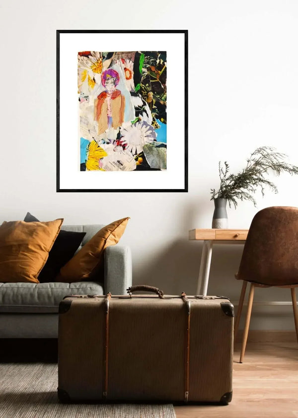 Il girasole - Original Italian Collage - Fondazione Gottarelli Italian Art