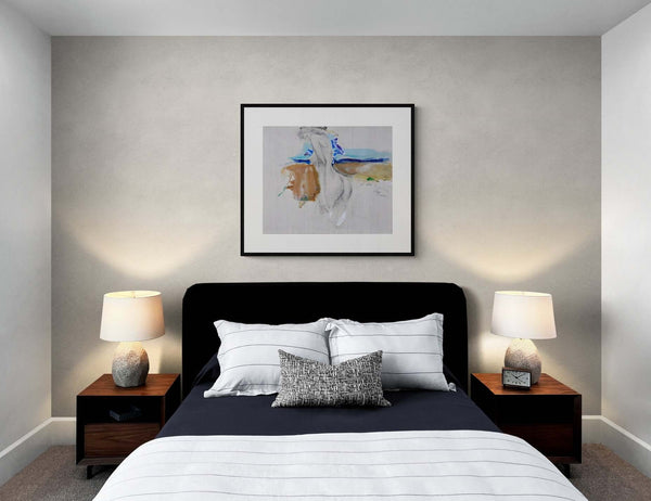 Il mare del ricordo - Opera che ritrae una donna nuda in riva al mare, evidenziando la bellezza del corpo femminile.