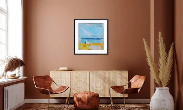 Il mare è una linea – Original Abstract Painting - Fondazione Gottarelli Italian Art