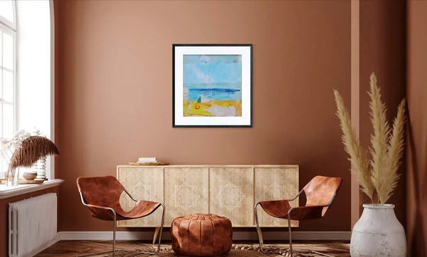 Il mare è una linea – Original Abstract Painting - Fondazione Gottarelli Italian Art