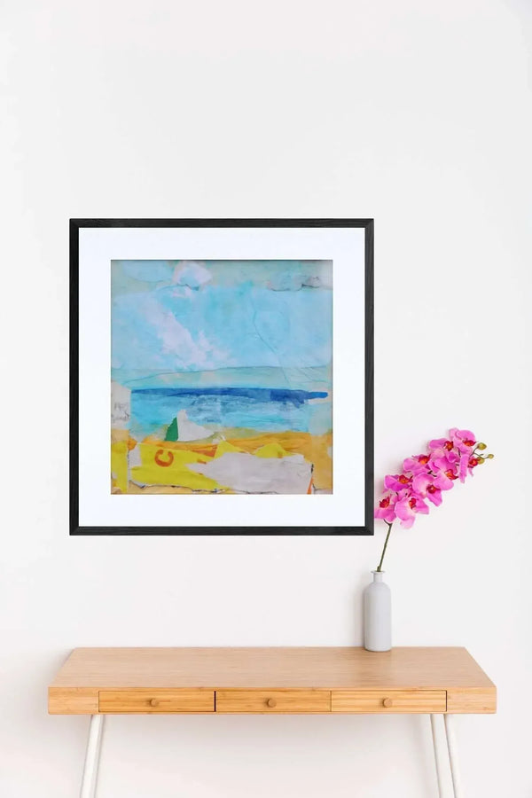 Il mare è una linea – Original Abstract Painting - Fondazione Gottarelli Italian Art