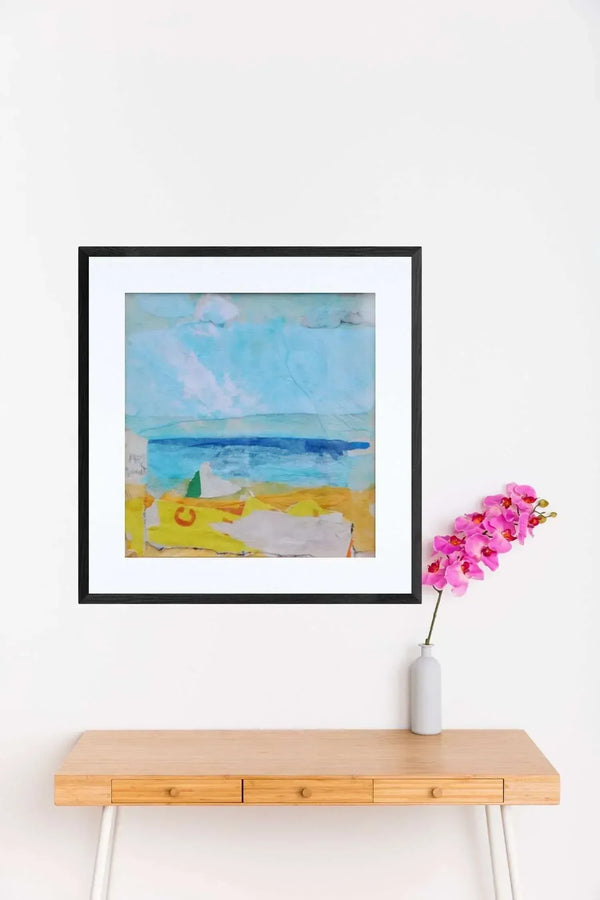 Il mare è una linea – Original Abstract Painting - Fondazione Gottarelli Italian Art