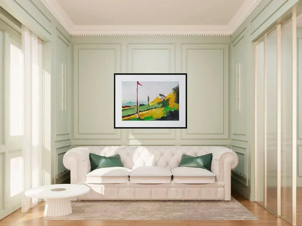 Il pendio – Original Italian Painting - Fondazione Gottarelli Italian Art