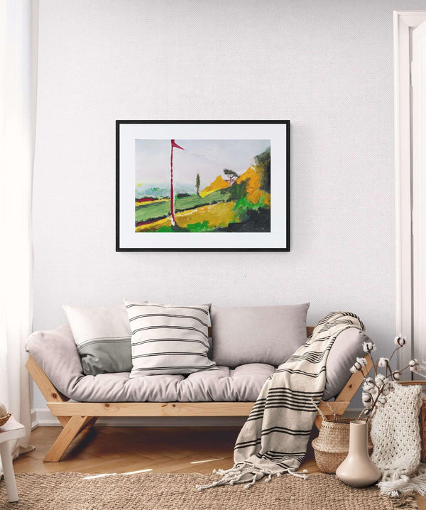 Il pendio – Original Italian Painting - Fondazione Gottarelli Italian Art