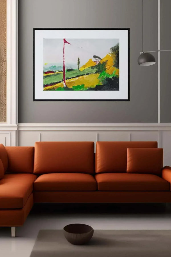 Il pendio – Original Italian Painting - Fondazione Gottarelli Italian Art