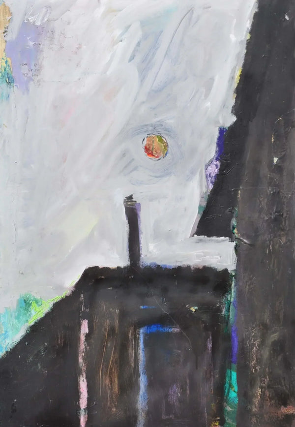 Il sole dei tetti - Original Italian Landscape - Fondazione Gottarelli Italian Art