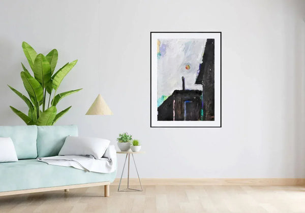 Il sole dei tetti - Original Italian Landscape - Fondazione Gottarelli Italian Art