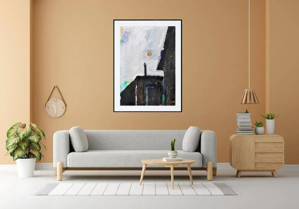 Il sole dei tetti - Original Italian Landscape - Fondazione Gottarelli Italian Art