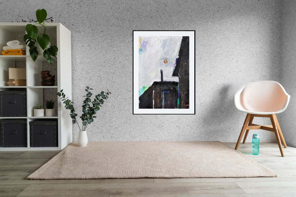 Il sole dei tetti - Original Italian Landscape - Fondazione Gottarelli Italian Art