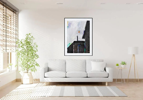 Il sole dei tetti - Original Italian Landscape - Fondazione Gottarelli Italian Art