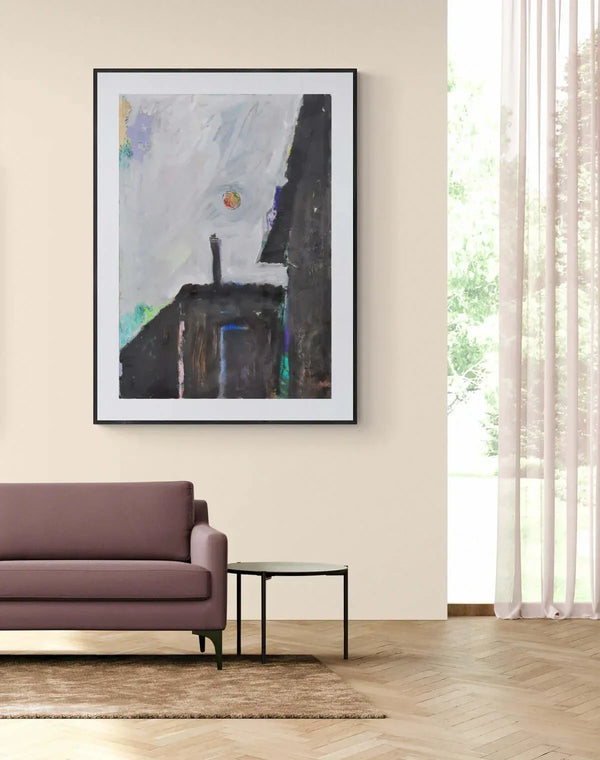 Il sole dei tetti - Original Italian Landscape - Fondazione Gottarelli Italian Art