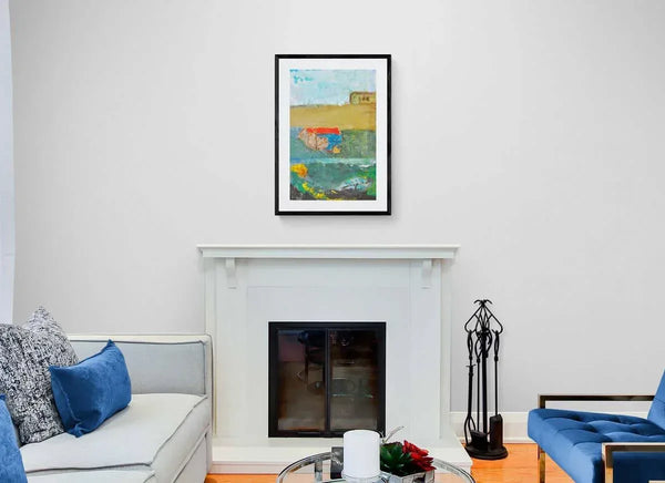 Il tetto rosso - Original Italian Landscape - Fondazione Gottarelli Italian Art
