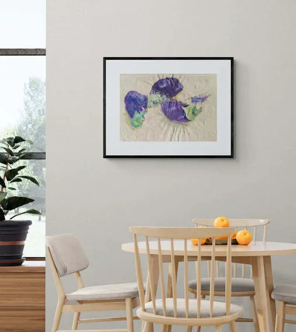 Il viola delle melanzane - Original Italian Still Life - Fondazione Gottarelli Italian Art