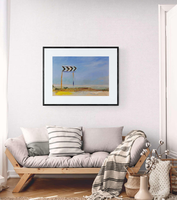 Il volo di una rondine - Original Italian Landscape - Fondazione Gottarelli Italian Art