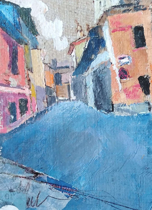 Infinità del vicolo - Vista dell'opera d'arte senza cornice.