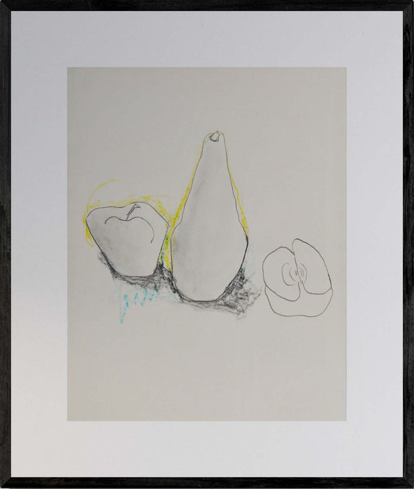 L'ombra sulla tavola - Opera d'arte originale matite colorate su carta Tonino Gottarelli, 35x24 cm (13,7x9,4 in)