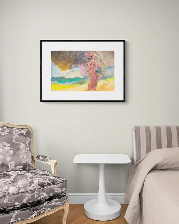 L'orizzonte sul mare - Original Italian Portrait - Fondazione Gottarelli Italian Art