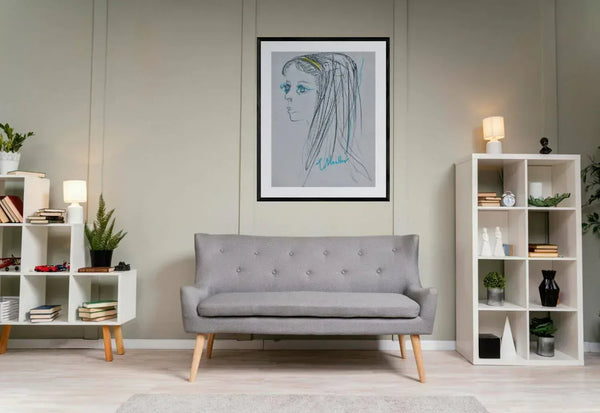 La fascetta gialla - Original Italian Portrait - Fondazione Gottarelli Italian Art