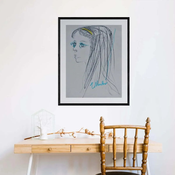 La fascetta gialla - Original Italian Portrait - Fondazione Gottarelli Italian Art