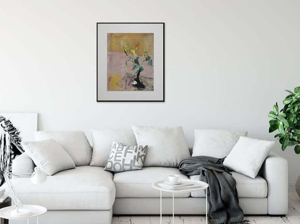 La ginestra - Original Italian Painting - Fondazione Gottarelli Italian Art