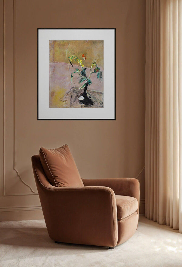 La ginestra - Original Italian Painting - Fondazione Gottarelli Italian Art