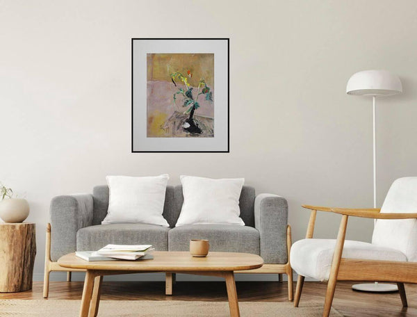 La ginestra - Original Italian Painting - Fondazione Gottarelli Italian Art
