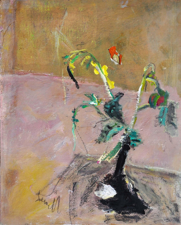 La ginestra - Original Italian Painting - Fondazione Gottarelli Italian Art