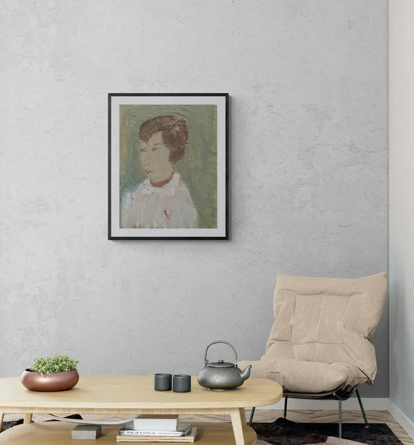 La maestra - Original Italian Portrait - Fondazione Gottarelli Italian Art