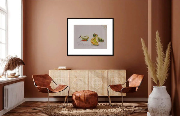 La mezza pera - Original Italian Still Life - Fondazione Gottarelli Italian Art