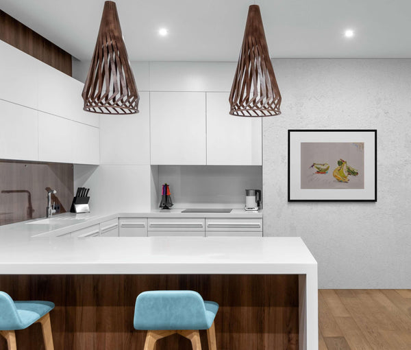 La mezza pera - Original Italian Still Life - Fondazione Gottarelli Italian Art