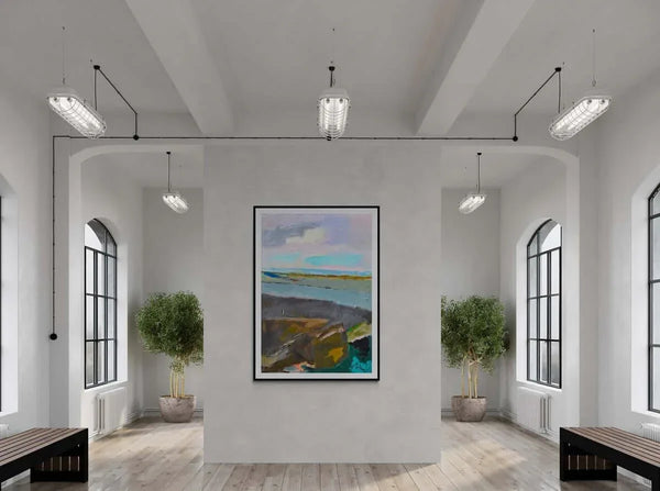 La pianura sembra un mare - Original Italian Art - Fondazione Gottarelli Italian Art