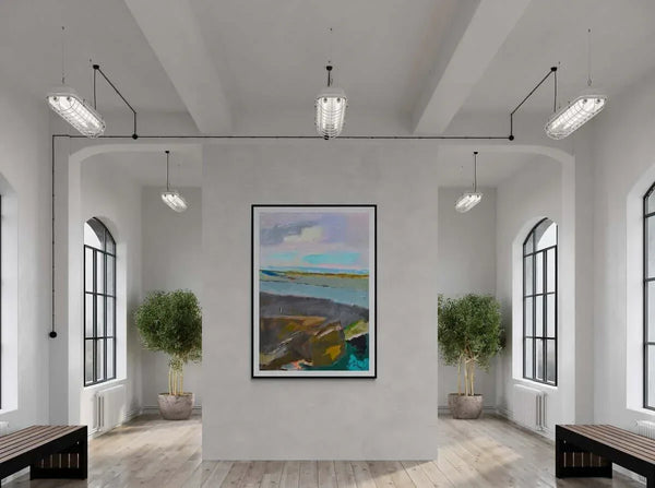 La pianura sembra un mare - Original Italian Art - Fondazione Gottarelli Italian Art