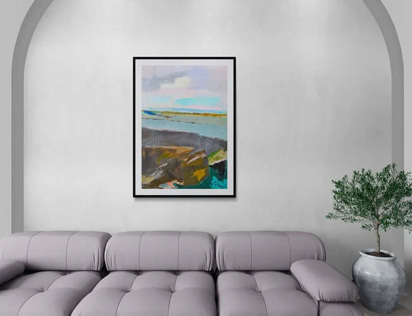 La pianura sembra un mare - Original Italian Art - Fondazione Gottarelli Italian Art