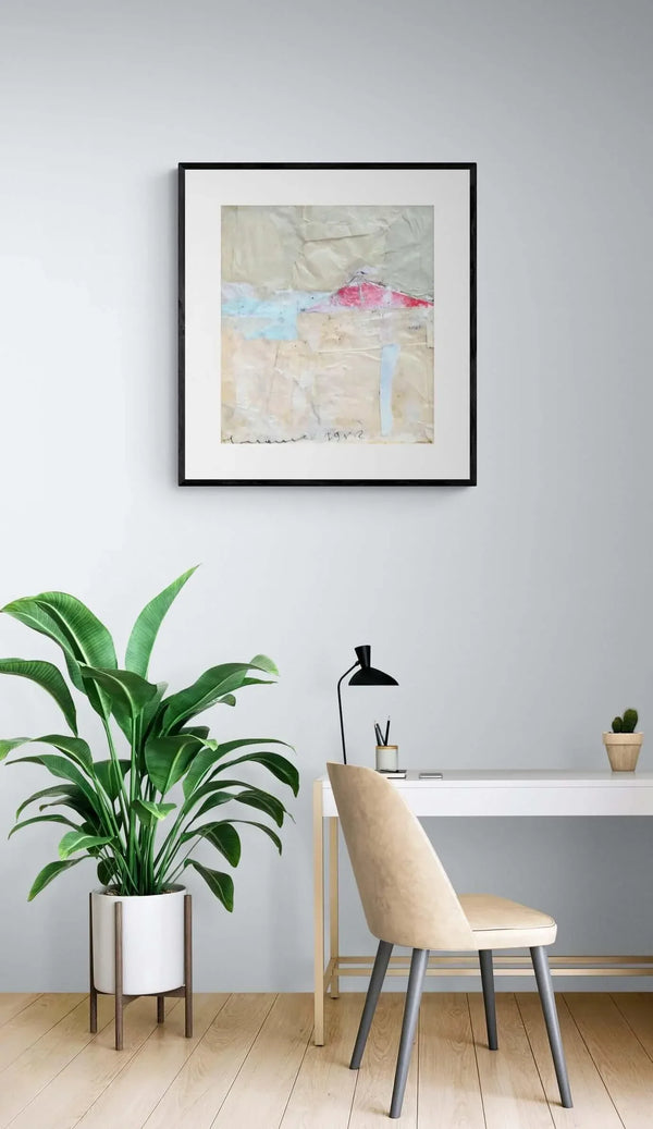 La scheggia rossa - Original Italian Collage - Fondazione Gottarelli Italian Art