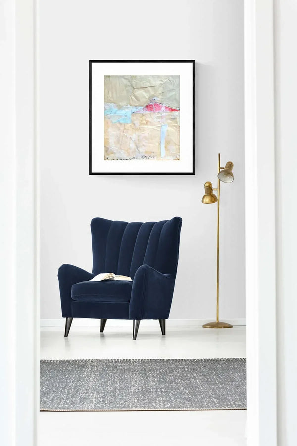 La scheggia rossa - Original Italian Collage - Fondazione Gottarelli Italian Art