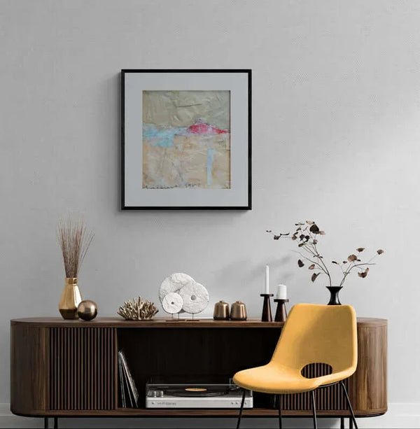 La scheggia rossa - Original Italian Collage - Fondazione Gottarelli Italian Art