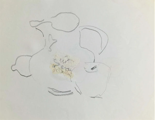 Le parvenze - Original Italian Drawing - Fondazione Gottarelli Italian Art
