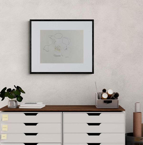 Le parvenze - Original Italian Drawing - Fondazione Gottarelli Italian Art