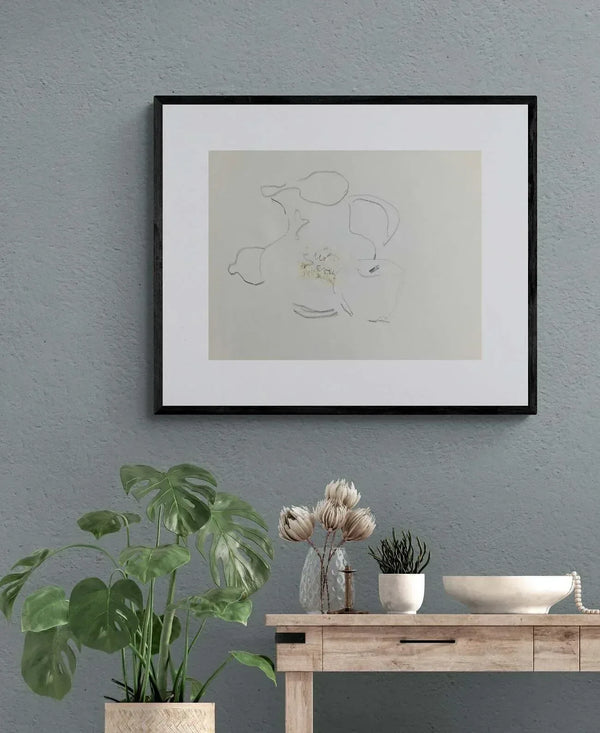 Le parvenze - Original Italian Drawing - Fondazione Gottarelli Italian Art