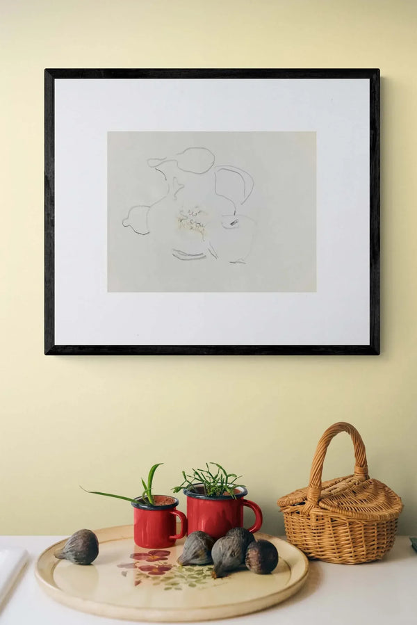 Le parvenze - Original Italian Drawing - Fondazione Gottarelli Italian Art