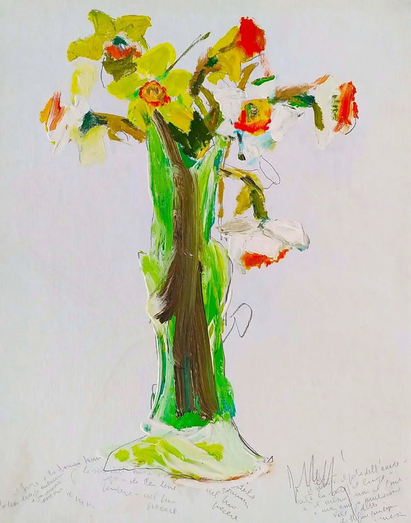 Le ultime giunchiglie - Original Italian Floral - Fondazione Gottarelli Italian Art