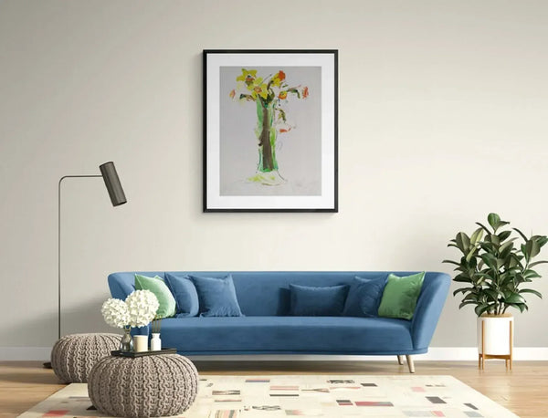 Le ultime giunchiglie - Original Italian Floral - Fondazione Gottarelli Italian Art