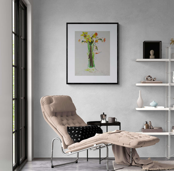 Le ultime giunchiglie - Original Italian Floral - Fondazione Gottarelli Italian Art