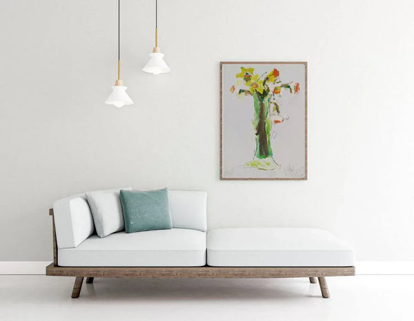 Le ultime giunchiglie - Original Italian Floral - Fondazione Gottarelli Italian Art