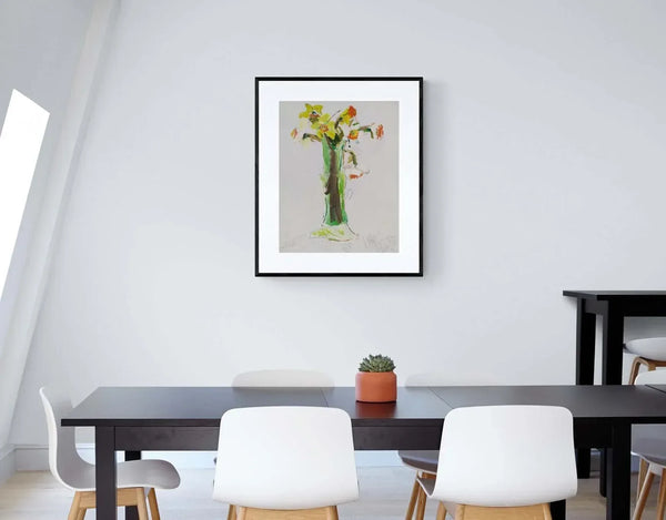 Le ultime giunchiglie - Original Italian Floral - Fondazione Gottarelli Italian Art